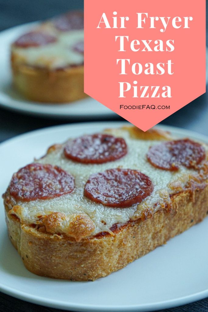 This is Texas toast pizza on a plate.