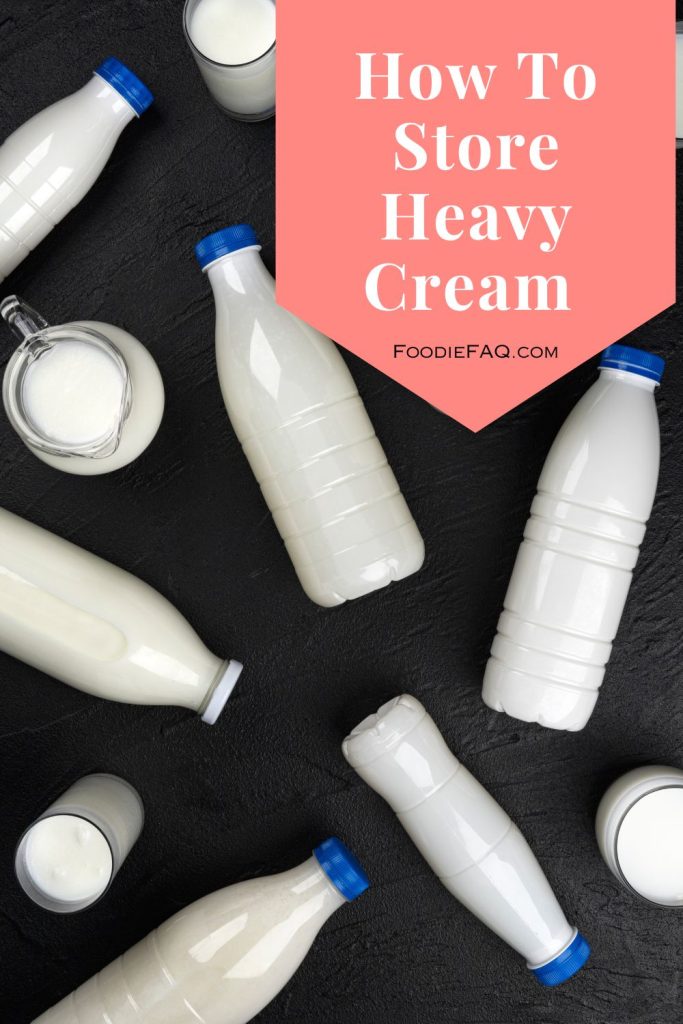 This is bottles of heavy cream.