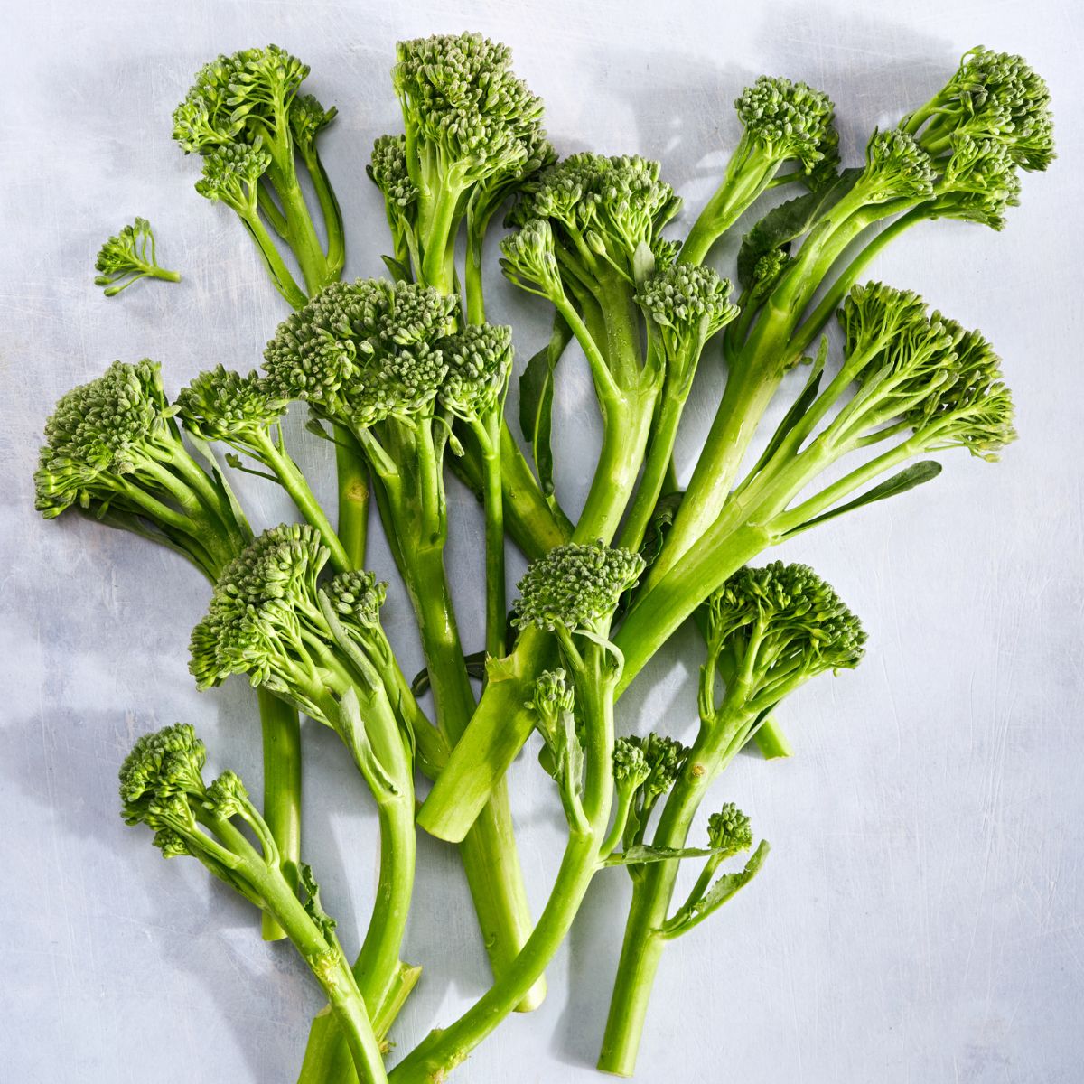 This is a closeup of broccolini.